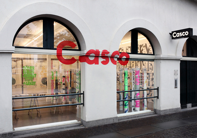 Casco – Office for Art, Design and Theory, Utrecht, 2008, visual identity, collaboration with Laurenz Brunner
